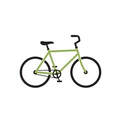 Bicycle icon vector 