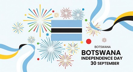 Botswana Independence Day: Festive Fireworks and Flag Celebration