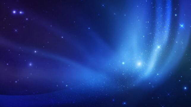 Vibrant blue light effect background with glowing neon beams and retro futuristic atmosphere, cosmic energy waves, digital sci fi grid design, space abstract concept