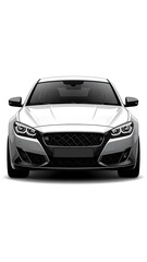 Front view of a modern sedan