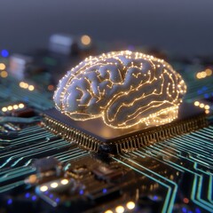 Human brain on circuit board technology