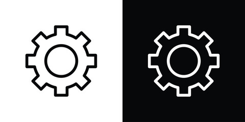 Settings gear icon design elements. icons for app or web