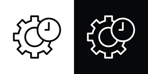 Productivity icon design elements. icons for app or web