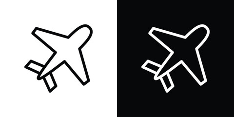 Plane icon design elements. icons for app or web