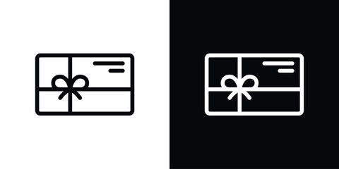 Gift card icon design elements. icons for app or web