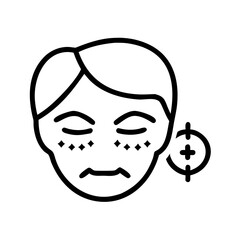 Anti Wrinkle Symbol Icon for Web and Graphic Design