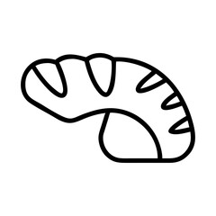 Bread Food Icon for Web and Graphic Design