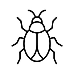 Bug Insect Icon for Web and Graphic Design