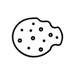 Cookie Icon for Web and Graphic Design
