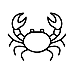 Crab Sea Animal Icon for Web and Graphic Design