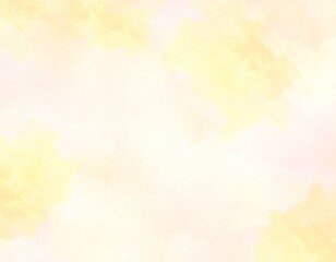 柔らかい 　優しい　黄色　水彩風　抽象背景　水彩風　テクスチャ　素材