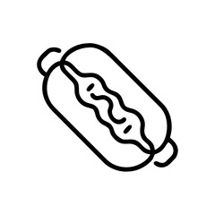 Hot Dog Icon for Web and Graphic Design