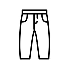 Mens Trousers Pants Icon for Web and Graphic Design