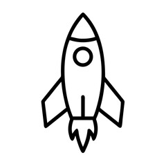Missile Rocket Weapon Icon for Web and Graphic Design