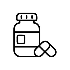 Multivitamin Icon for Web and Graphic Design
