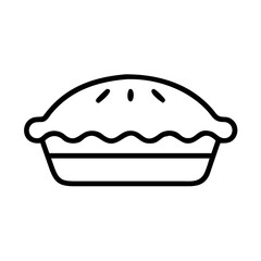 Pie Icon for Web and Graphic Design