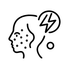 Skin Irritation Relief Icon for Web and Graphic Design