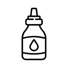 Syrup Bottle Icon for Web and Graphic Design