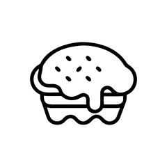 Waffle with Syrup Topping Icon for Web and Graphic Design