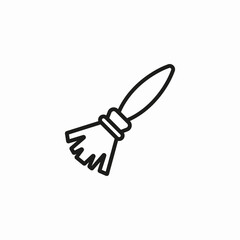 artist paint brush icon sign vector