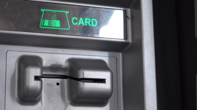 Flashing ATM card slot 4k
