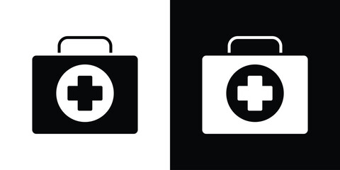 Medical kit icon symbol infographics website design, logo, app, UI