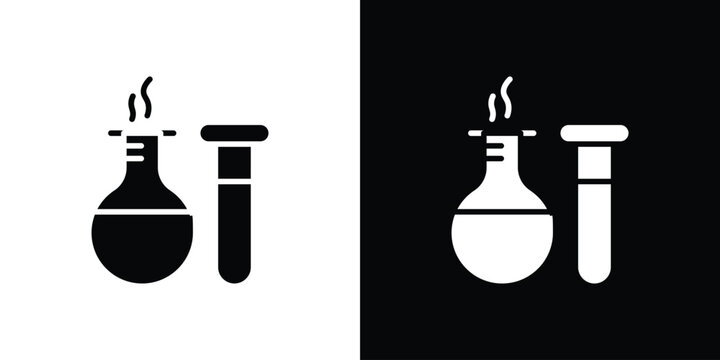 Chemistry icon symbol infographics website design, logo, app, UI
