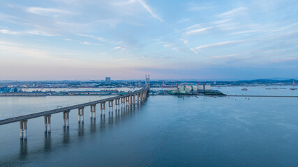 bridge over the sea Seohae Grand Bridge Dangjin, Chungcheongnam-do, korea
