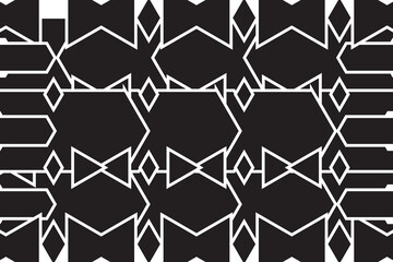 Contemporary Modern Abstract Geometric Pattern Background