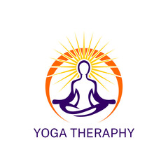 Simple Modern Style Logo for Yoga Pilates Studio and Traine