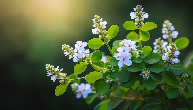 bacopa monnieri flowering herb an ayurvedic medicinal plant known as brahmi employed in classic treatments to boost cognitive skills and mental functions