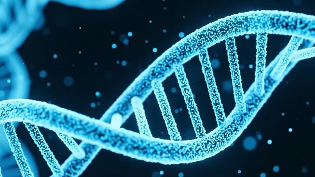 Scientific Video on DNA Molecular Structure, Medical Research and Biotechnology, Genetic Technology and Scientific Innovation