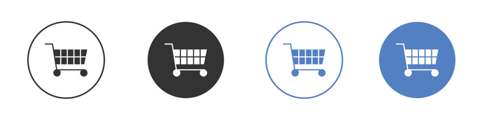 Shopping cart icon pictogram for your web site design, logo