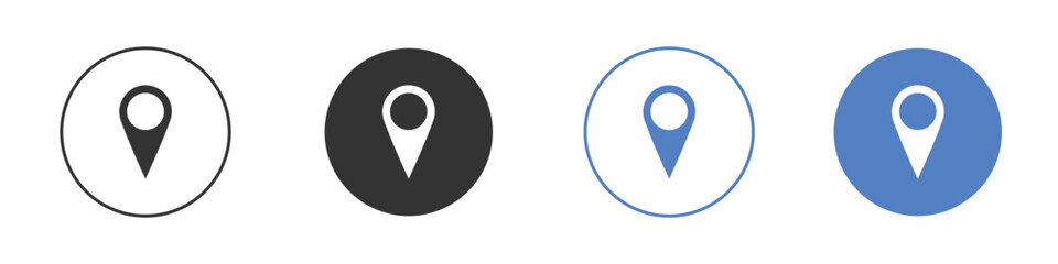 Pin icon pictogram for your web site design, logo