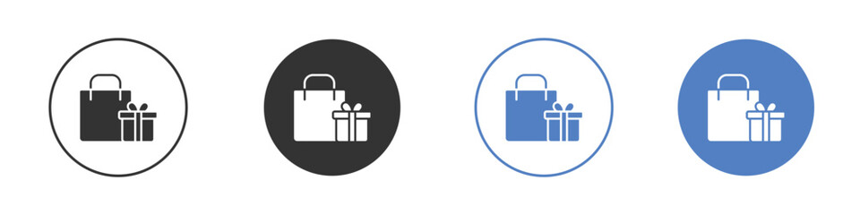 Gift bag icon pictogram for your web site design, logo