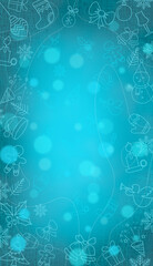 blue christmas background