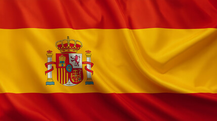 Fototapeta premium Download high resolution spanish flag image for travel and patriotic uses