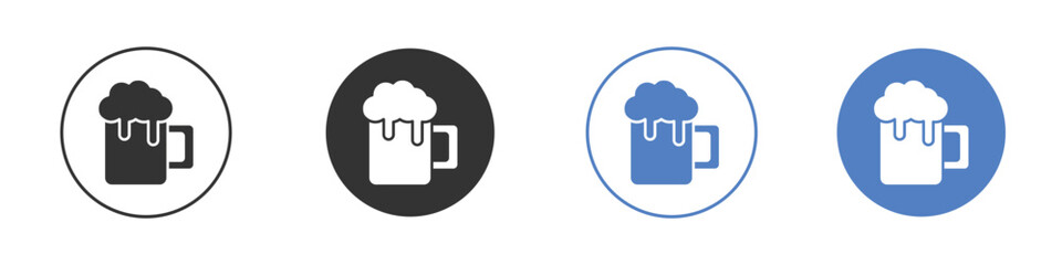 Beer mug icon pictogram for your web site design, logo
