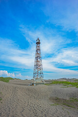 The Guoshenggang Lighthouse in Tainan is the westernmost lighthouse in Taiwan.