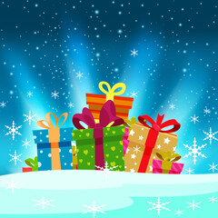 christmas, gift, box,,christmas  gifts,xmas, winter,illustration, birthday