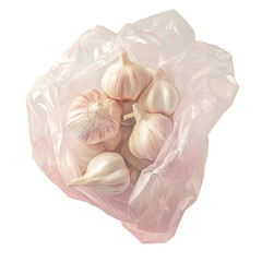 White garlic pile texture. Fresh garlic on market table closeup photo. Vitamin healthy food spice image. Spicy cooking ingredient picture. Pile of white garlic heads.