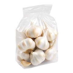White garlic pile texture. Fresh garlic on market table closeup photo. Vitamin healthy food spice image. Spicy cooking ingredient picture. Pile of white garlic heads.