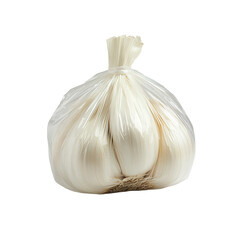 White garlic pile texture. Fresh garlic on market table closeup photo. Vitamin healthy food spice image. Spicy cooking ingredient picture. Pile of white garlic heads.