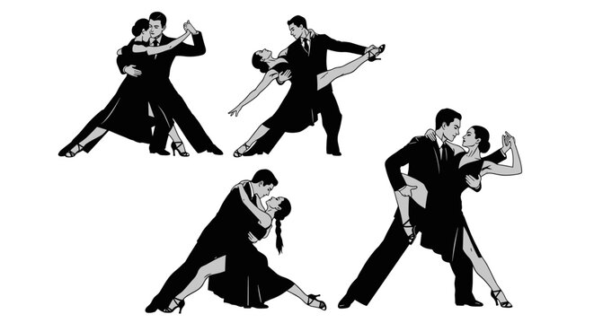 Explore passionate tango dance poses and steps for beginners and experts