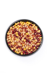 Eight Treasures Porridge Ingredients - Mixed Beans Grains Soybeans Peanuts Display Bowl