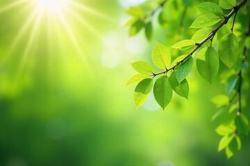 Tranquil Spring Willow Scene Delicate Branches Swaying Gently in Sunlight