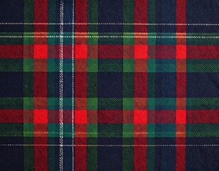 Red Green Blue Plaid Fabric Texture