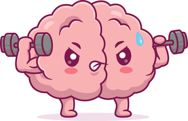 funny cartoon brain