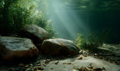 Fototapeta premium waterfall in the forest