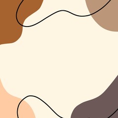 Abstract Background with Earth Tone Color Palette